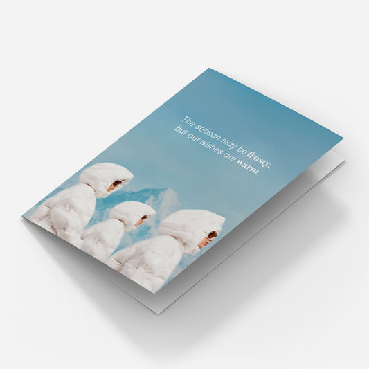 ‍Tarjeta de felicitación de Navidad (interior en blanco) (100% descuento)