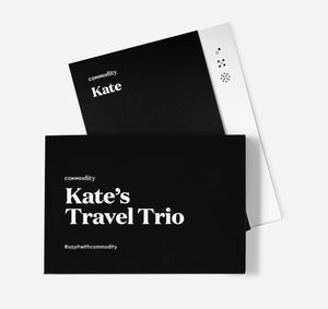 Trío de viaje de Kate